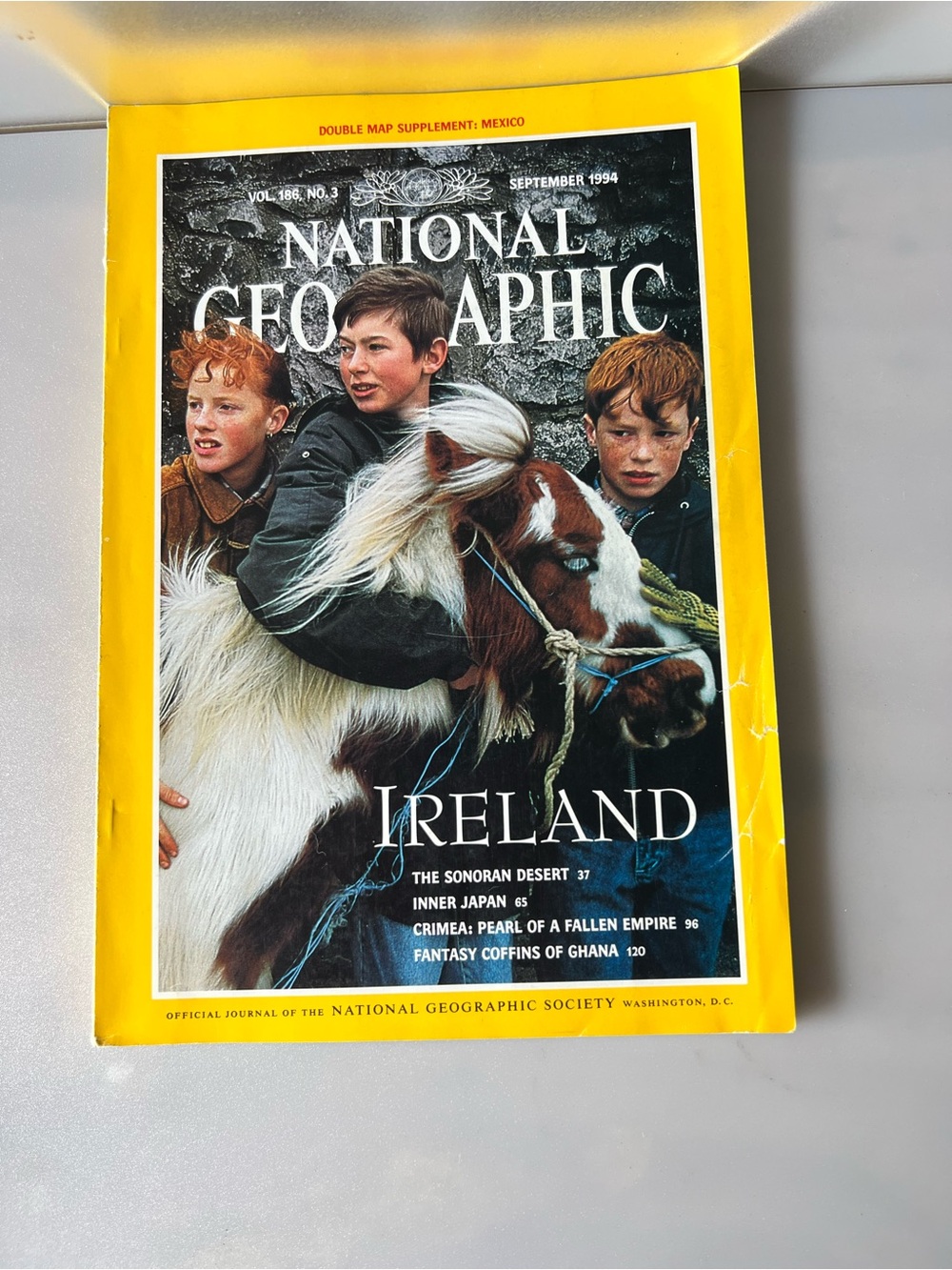 September 1994 National Geographic magazine